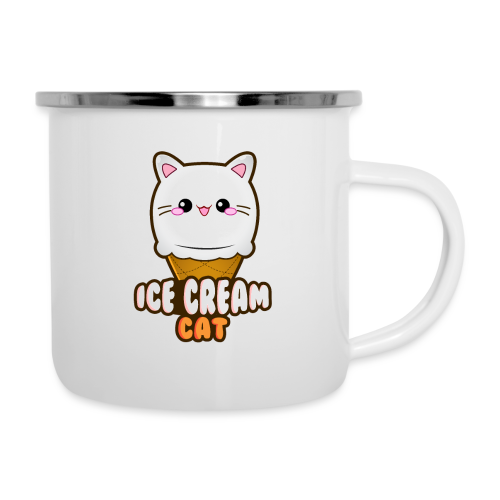 Ice Cream Cat Eiscreme Eis Katze Vanille Eiskugel
