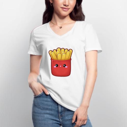 Pommes Fritten Frites Fast Food Gesicht Fries USA