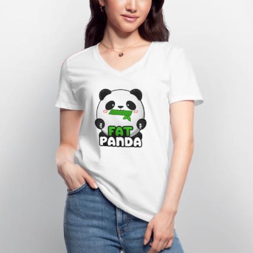 Fat Panda mit Bambus - Pandabär Cute Kawaii ^_^