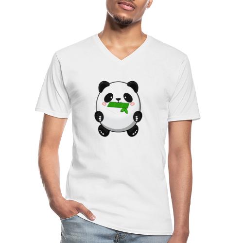 Fat Panda mit Bambus - Pandabär Cute Kawaii Bär