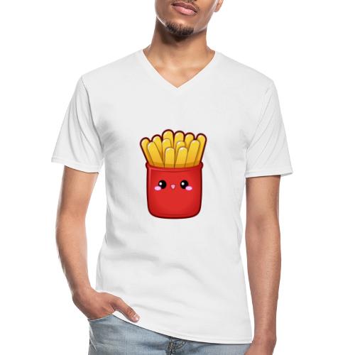 Pommes Fritten Frites Fast Food Gesicht Fries USA