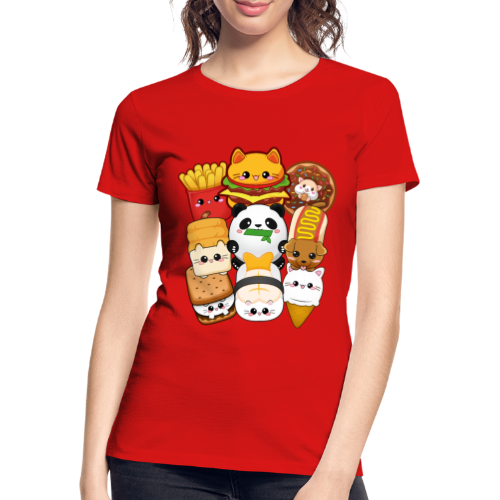 moodrush Design Kawaii Cat Fast Food Print