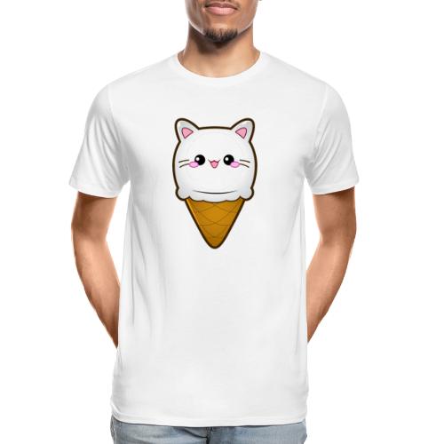 Ice Cream Cat Eiscreme Eis Katze Vanille Eiskugel