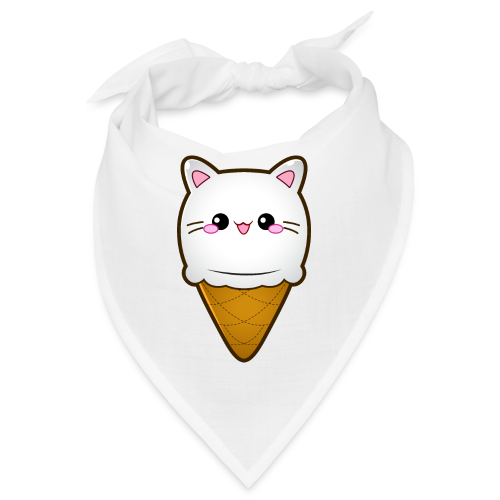 Ice Cream Cat Eiscreme Eis Katze Vanille Eiskugel