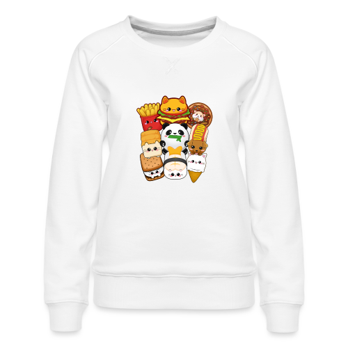moodrush Design Kawaii Cat Fast Food Print