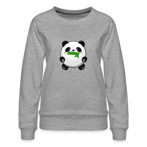 Fat Panda mit Bambus - Pandabär Cute Kawaii Bär