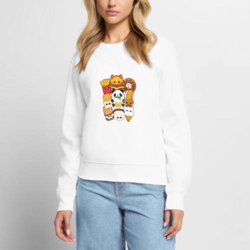 moodrush Design Kawaii Cat Fast Food Print