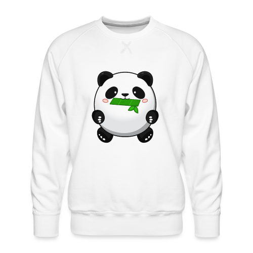 Fat Panda mit Bambus - Pandabär Cute Kawaii Bär