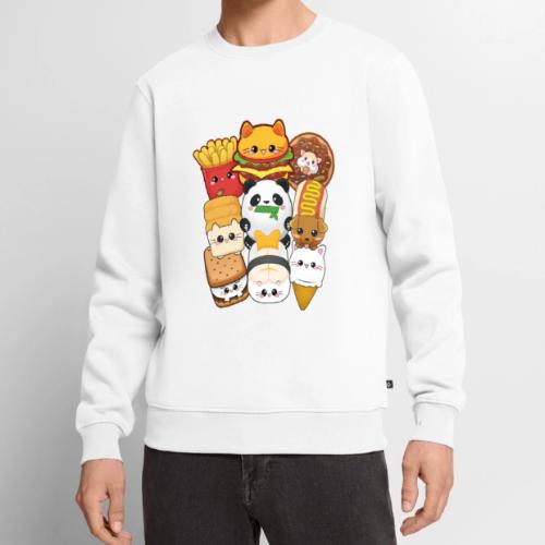 moodrush Design Kawaii Cat Fast Food Print