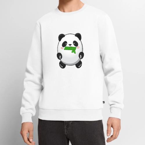 Fat Panda mit Bambus - Pandabär Cute Kawaii Bär