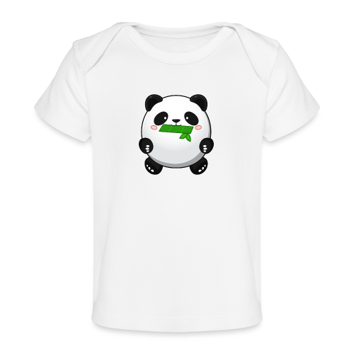 Fat Panda mit Bambus - Pandabär Cute Kawaii Bär