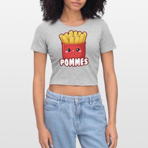 Pommes Fritten Frites Fast Food Emoticon Cute