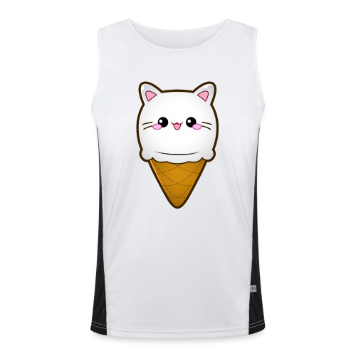 Ice Cream Cat Eiscreme Eis Katze Vanille Eiskugel