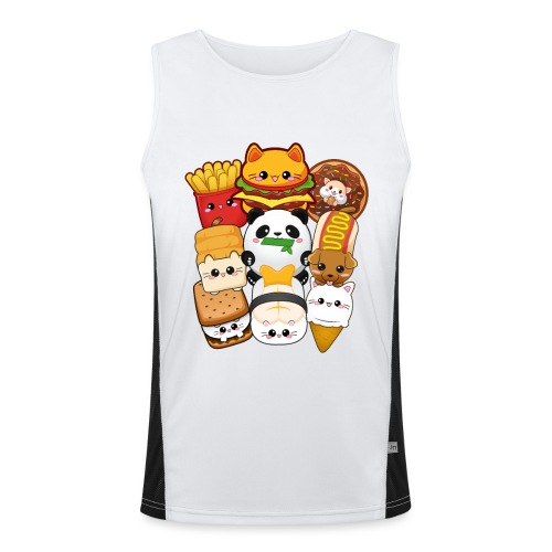 moodrush Design Kawaii Cat Fast Food Print