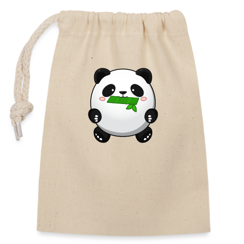 Fat Panda mit Bambus - Pandabär Cute Kawaii Bär