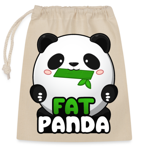 Fat Panda mit Bambus - Pandabär Cute Kawaii ^_^