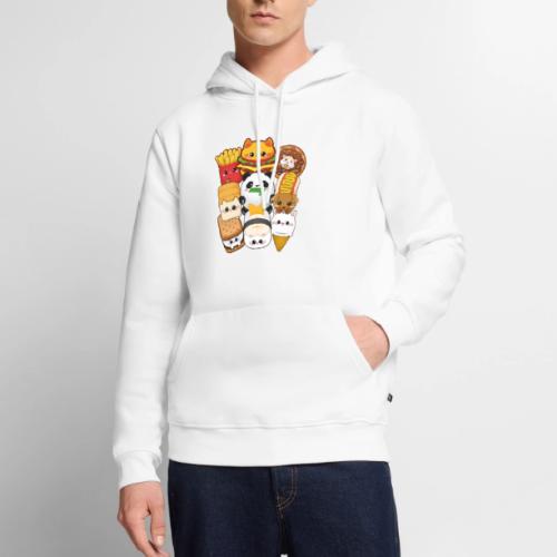 moodrush Design Kawaii Cat Fast Food Print