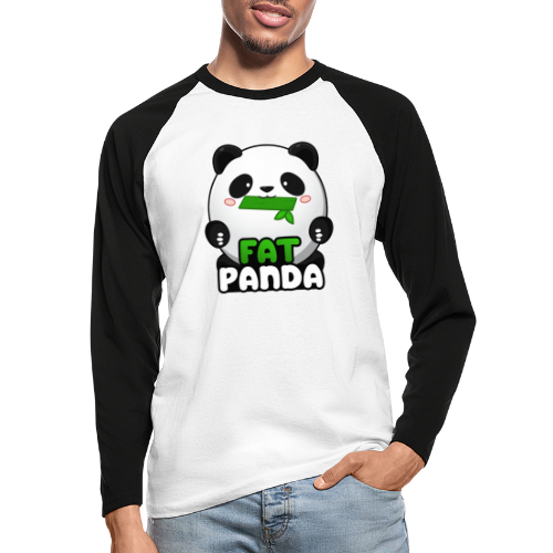 Fat Panda mit Bambus - Pandabär Cute Kawaii ^_^
