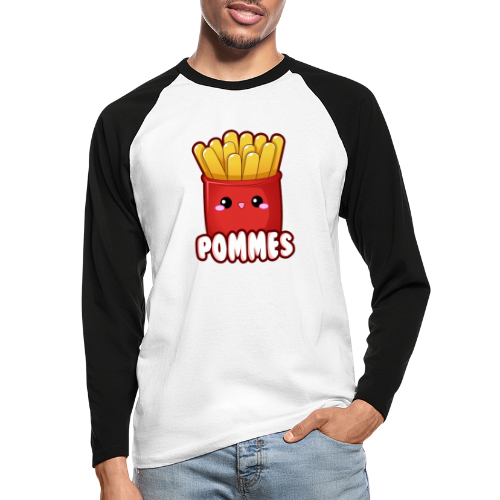 Pommes Fritten Frites Fast Food Emoticon Cute