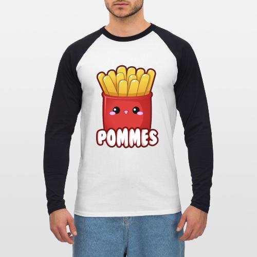 Pommes Fritten Frites Fast Food Emoticon Cute