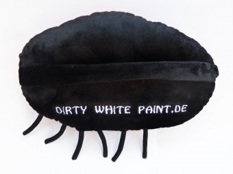 DirtyWhitePaint Shop Dirty White Paint Marvin Kaefer Kissen Bug Smiley