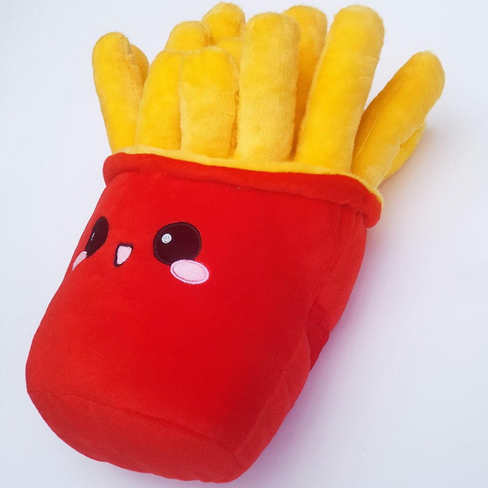 Pommes Kuschelkissen Emoticon Fries Pillow