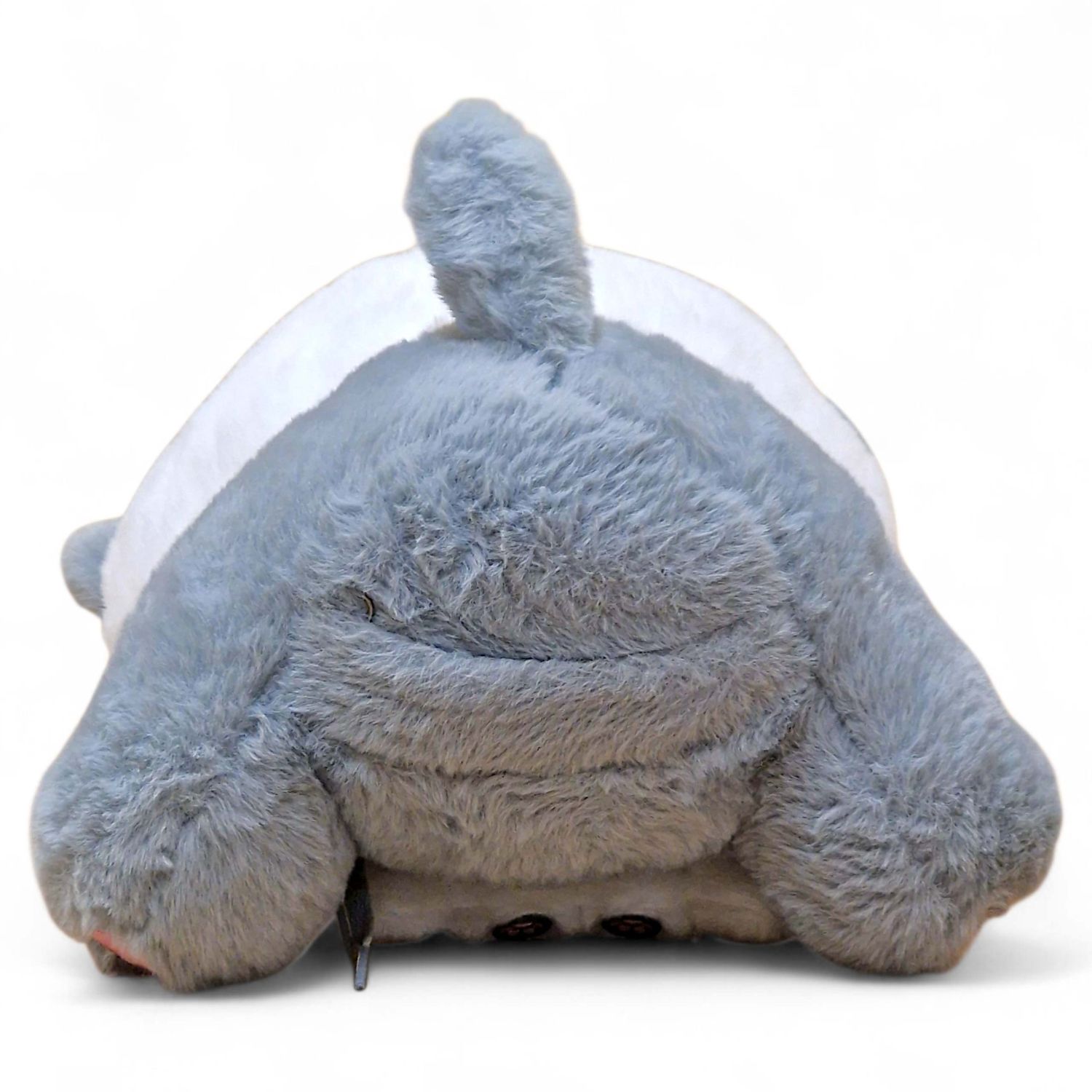 Graue Katze Pluesch Stofftier mit Hoodie