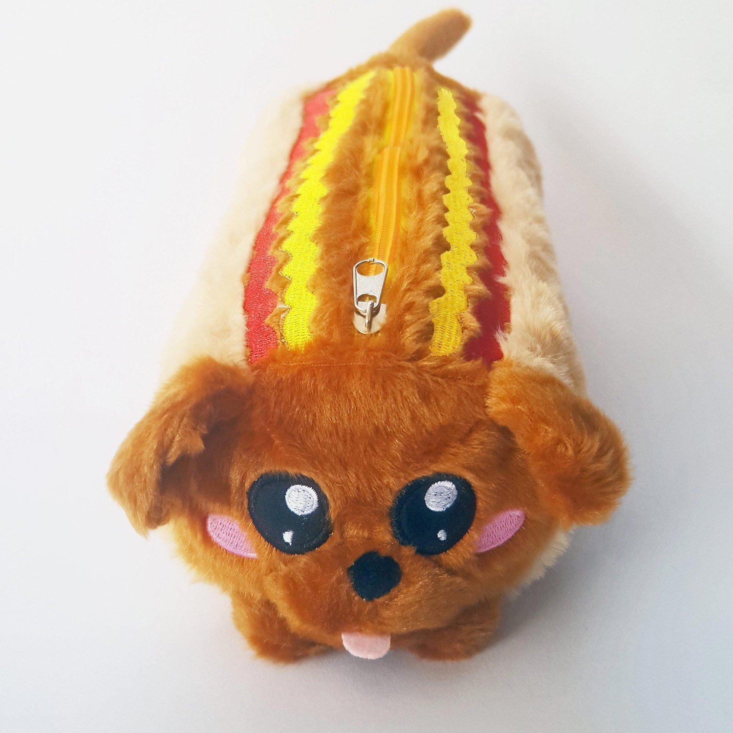 Mini LeKoopa Hund Hotdog Kuscheltier Stiftemaeppchen