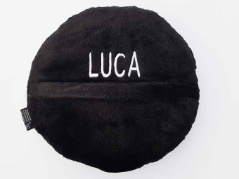 Luca Kissen Schwarz Concrafter Smiley Shop
