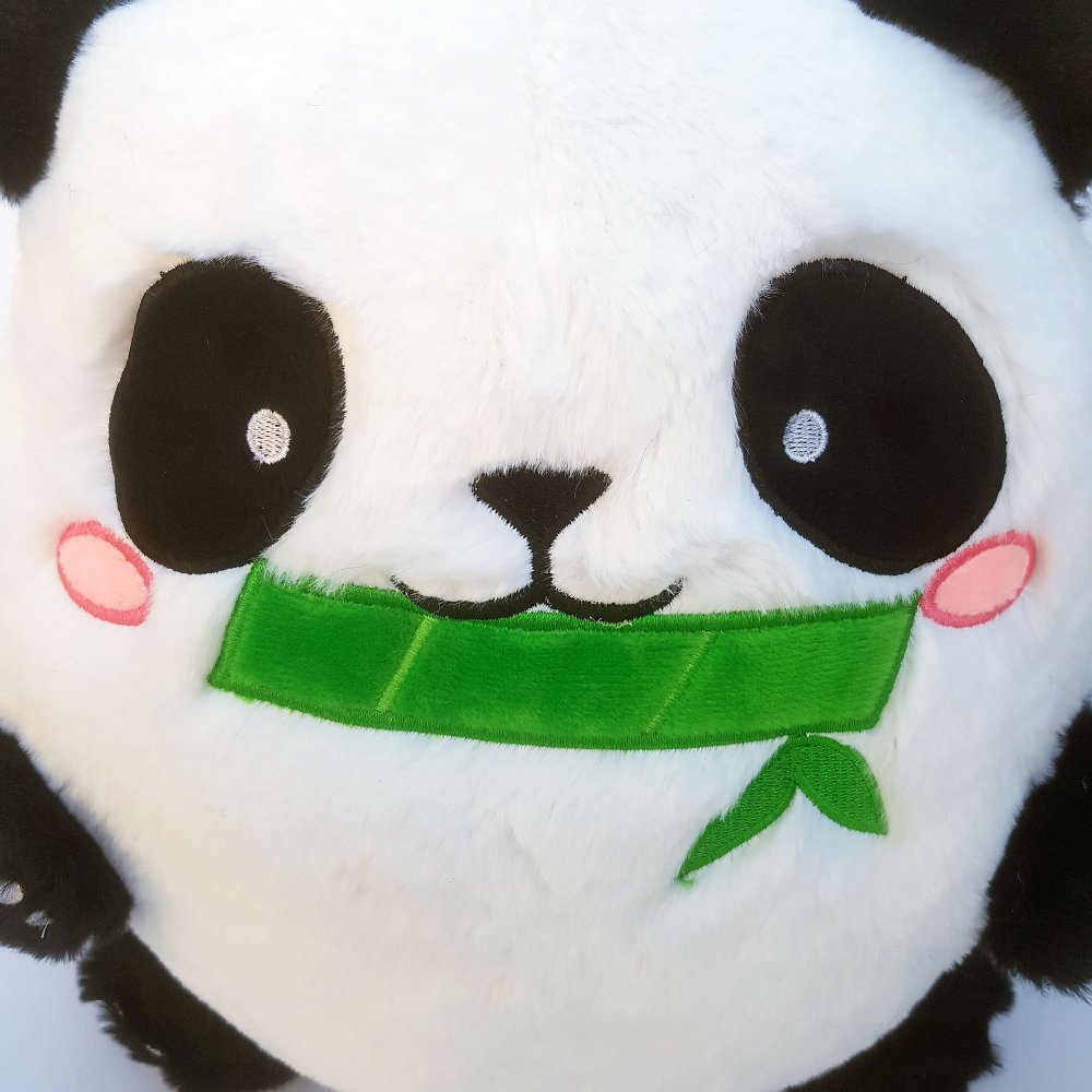 Panda Baer Pluesch Kissen Kuscheltier