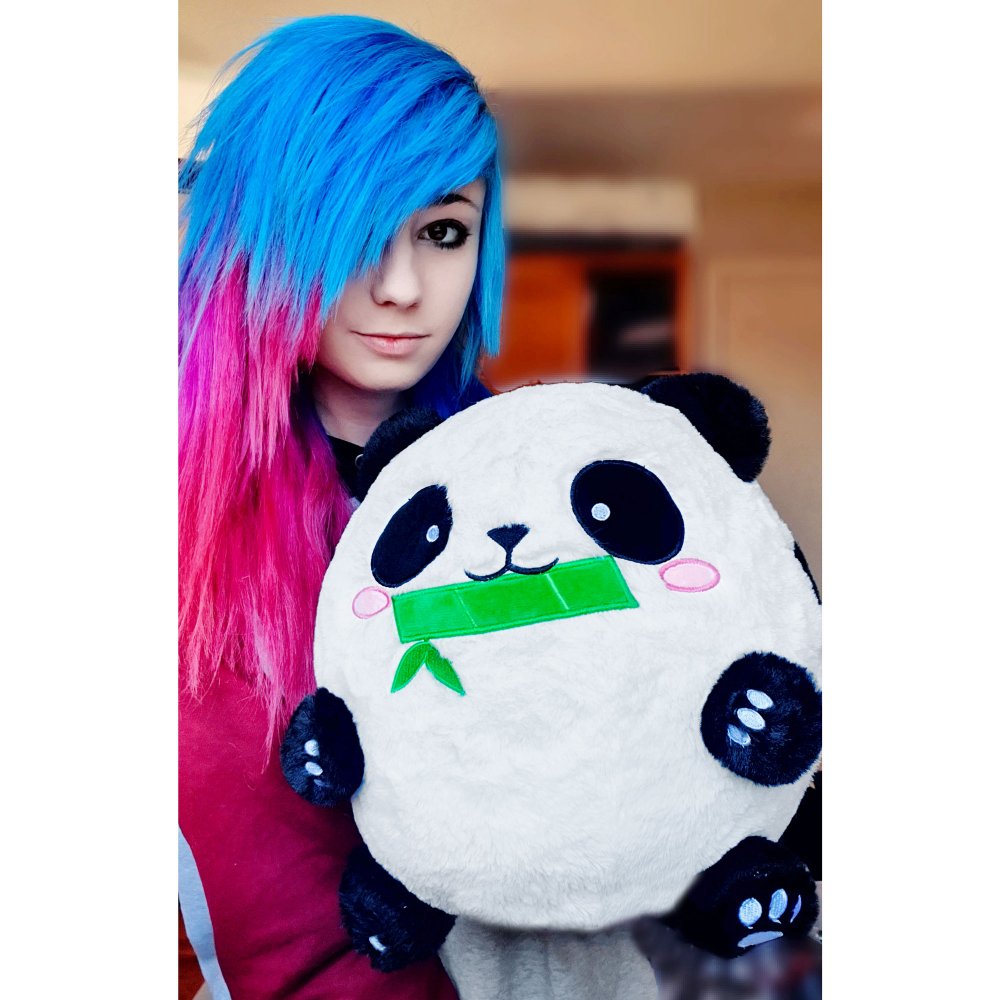 Panda Kissen Cute Scene Girl Emogirl Toy