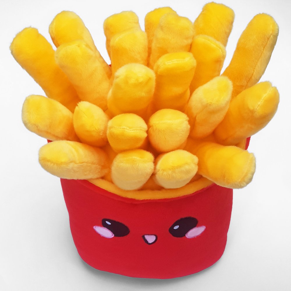 Pommes Kissen Fastfood Emoticon Frites Fries Kuschel