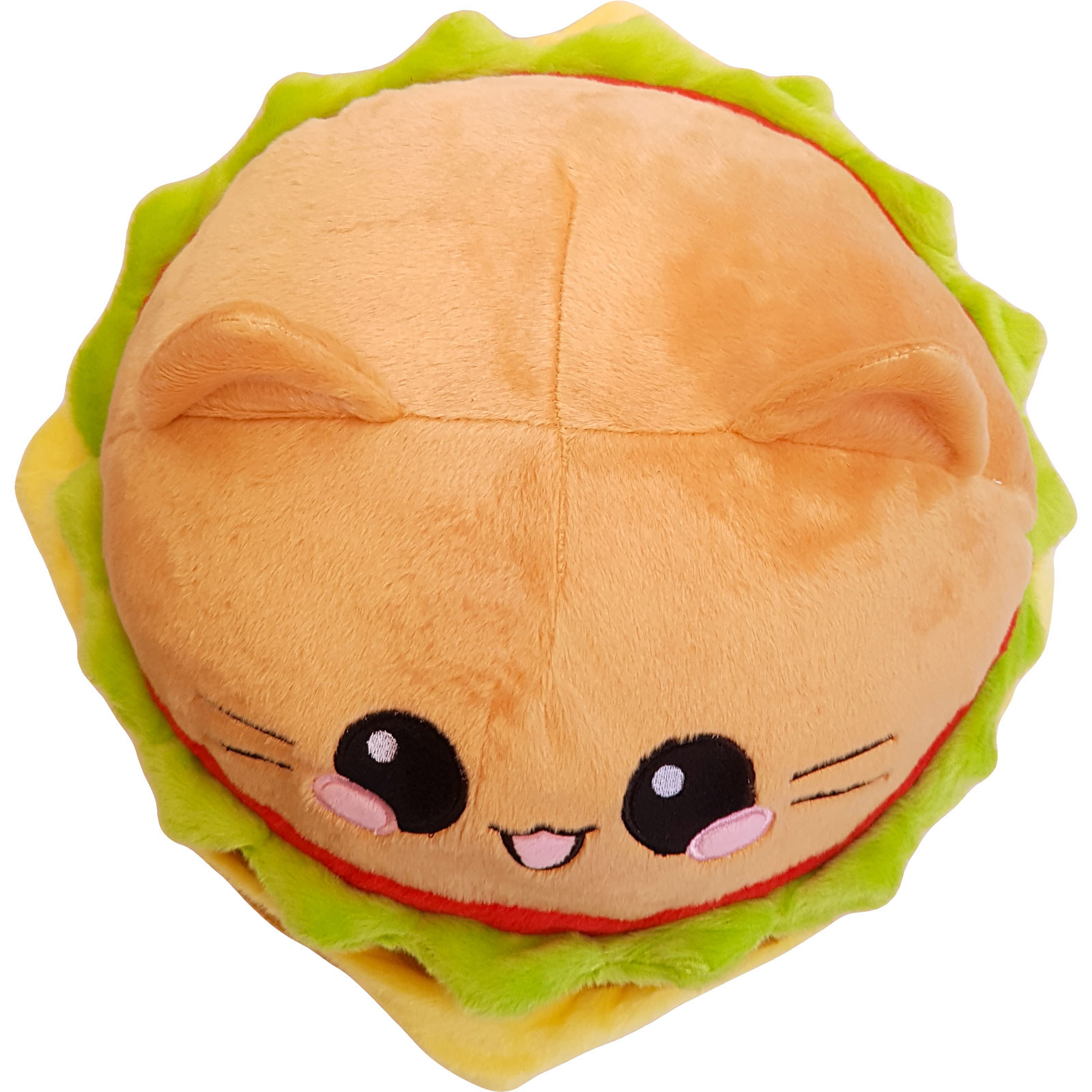 moodrush Burger Cat Kissen Emoticon Katze