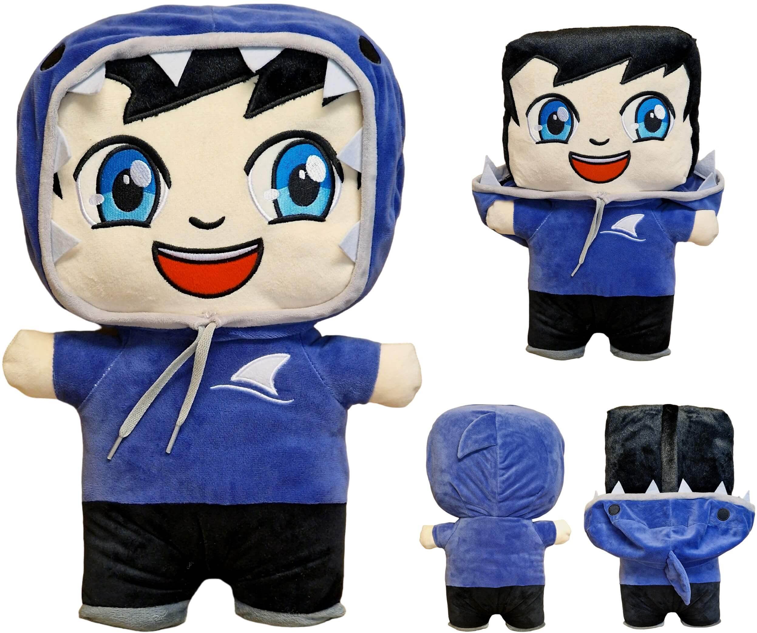 EinfachGustaf Shop Autogrammkarte Plueschfigur Shark Hoodie Hai Merch