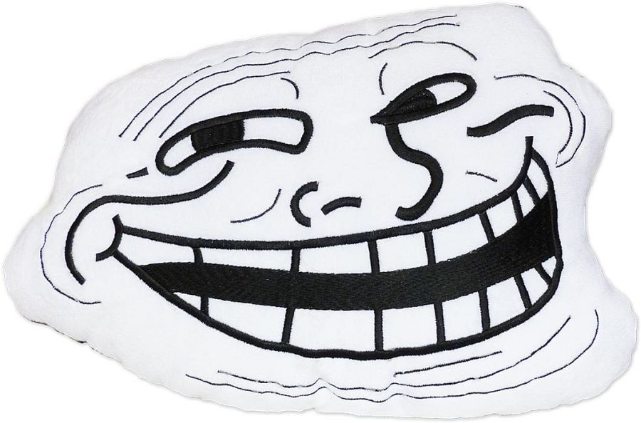 Moodrush Trollface Kissen Meme Shop Troll Rage Face Coolface