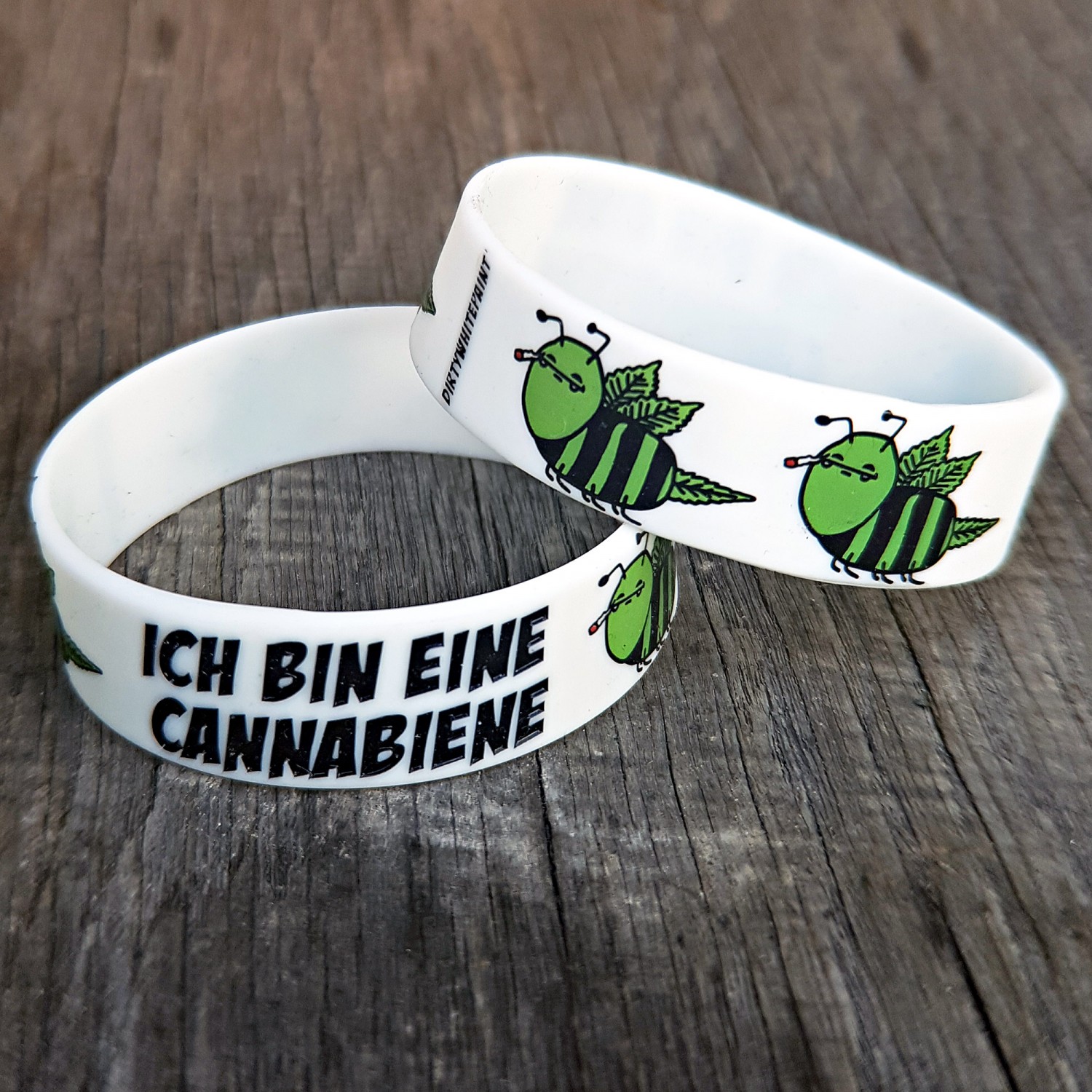 Cannabiene Armband Ich Bin eine Canna Biene