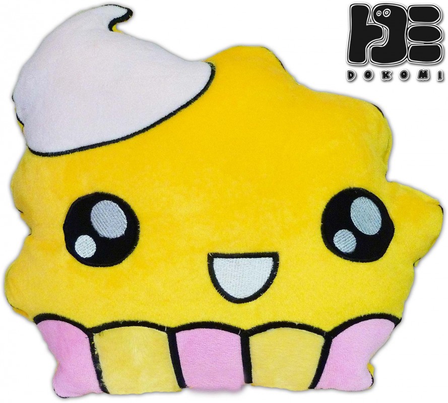 Creamy Kissen Dokomi Manga Anime Convention Muffin Cupcake Smiley Kissen Shop