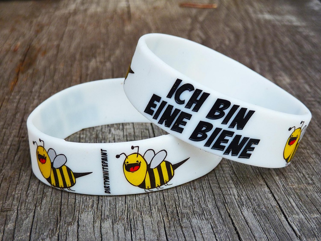 Ich bin eine Biene Armband Shop DirtyWhitePaint Fanshop