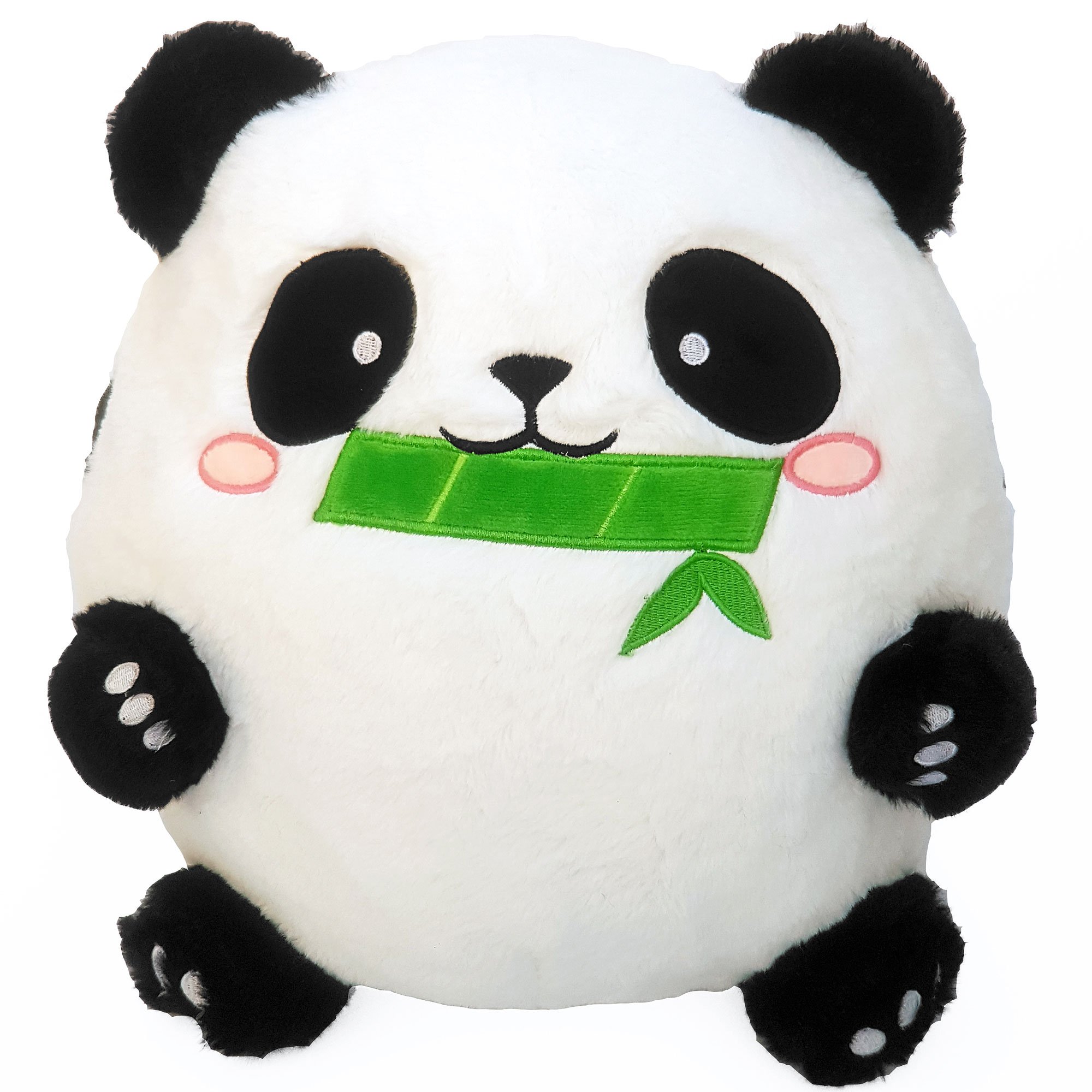 Panda Plüschkissen Dekokissen Sofa Kissen Pandabär Kawaii Kuschelkissen 34cm NEU 