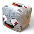 Alphastein Pluesch Wuerfel Skin Kissen