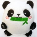 Fat Panda Kissen Kuscheltier Bambus Plueschtier