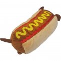 Hotdog Plschtier Senf Ketchup Kuscheltier Hund Dackel