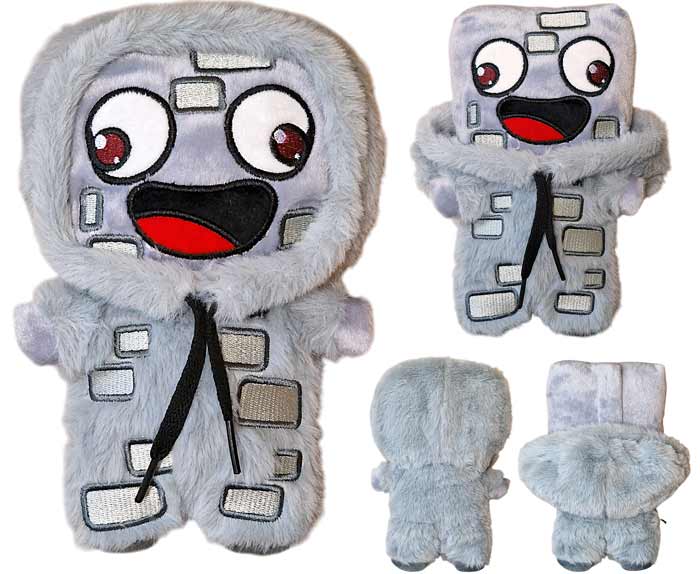 Alphastein Mini Plueschfigur Hoodie Shop Kissen