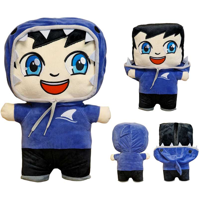 EinfachGustaf Shop Autogrammkarte Plueschfigur Shark Hoodie Hai Merch