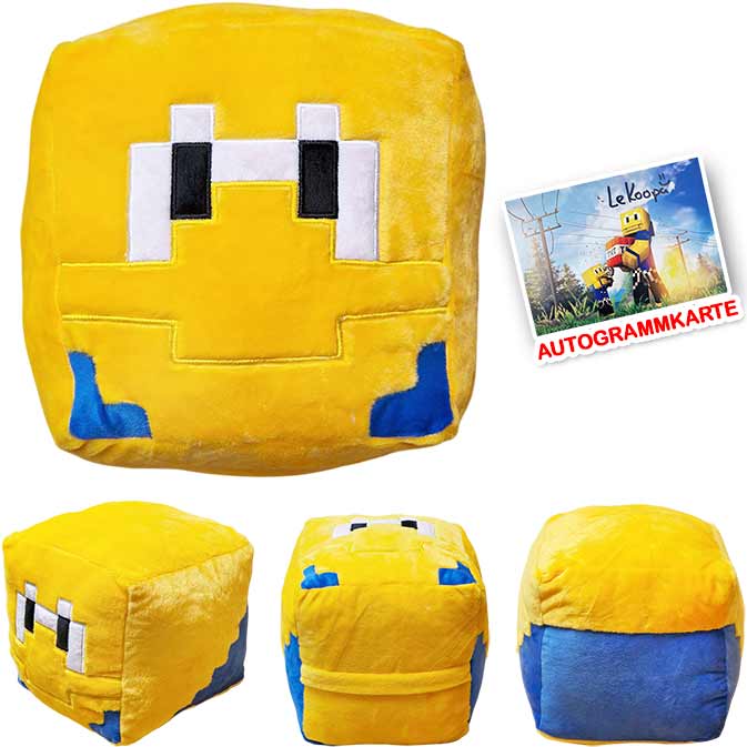 LeKoopa 3D Skin Cube Kissen Merch Shop