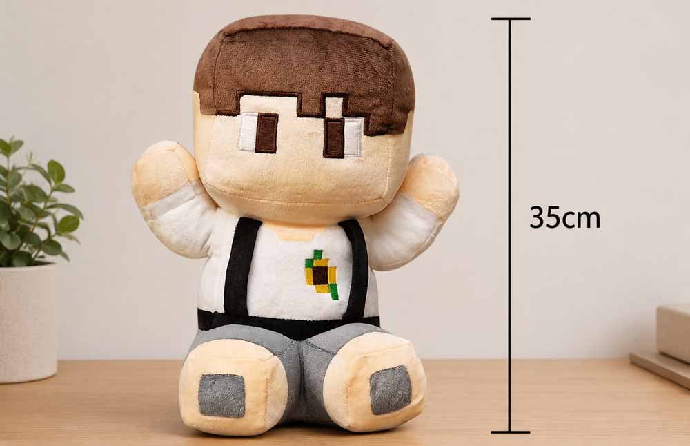 Caravas Shop Plüschfigur Merchandise Caravas Shop Kissen Skin Plüsch Figur Merch
