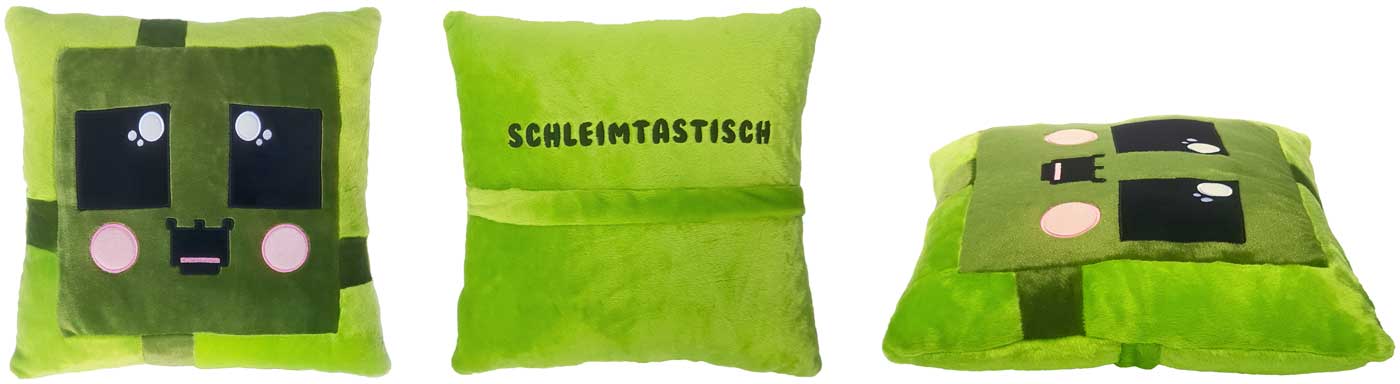 Schleimtastisch Kissen Merchandise Shop Gamingguidesde