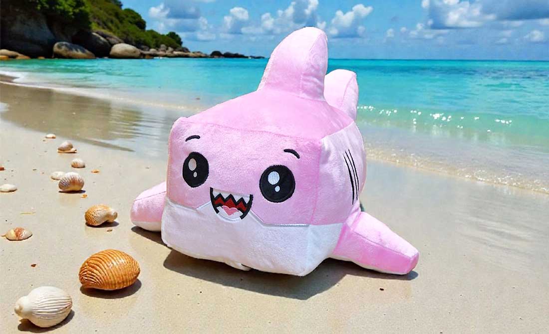 Haidi Freundin von Haiko Hai EinfachGustaf Plüsch Merchandise Shop Haidi Freundin von Haiko Hai EinfachGustaf Kissen Plüsch Shark Shop