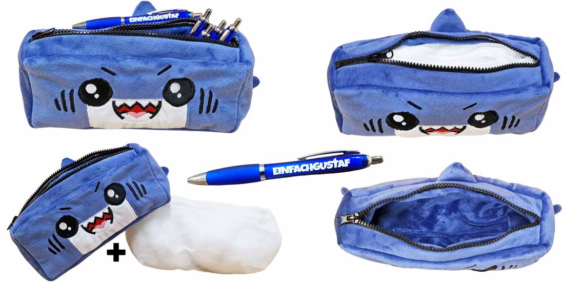 Haiko Hai EinfachGustaf Federmappe mit F�llkissen