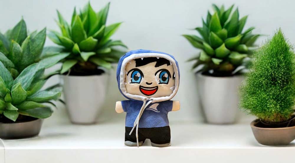 Mini EinfachGustaf Plüschfigur Merchandise Shop Mini EinfachGustaf Hai Plüsch Figur Shark Shop